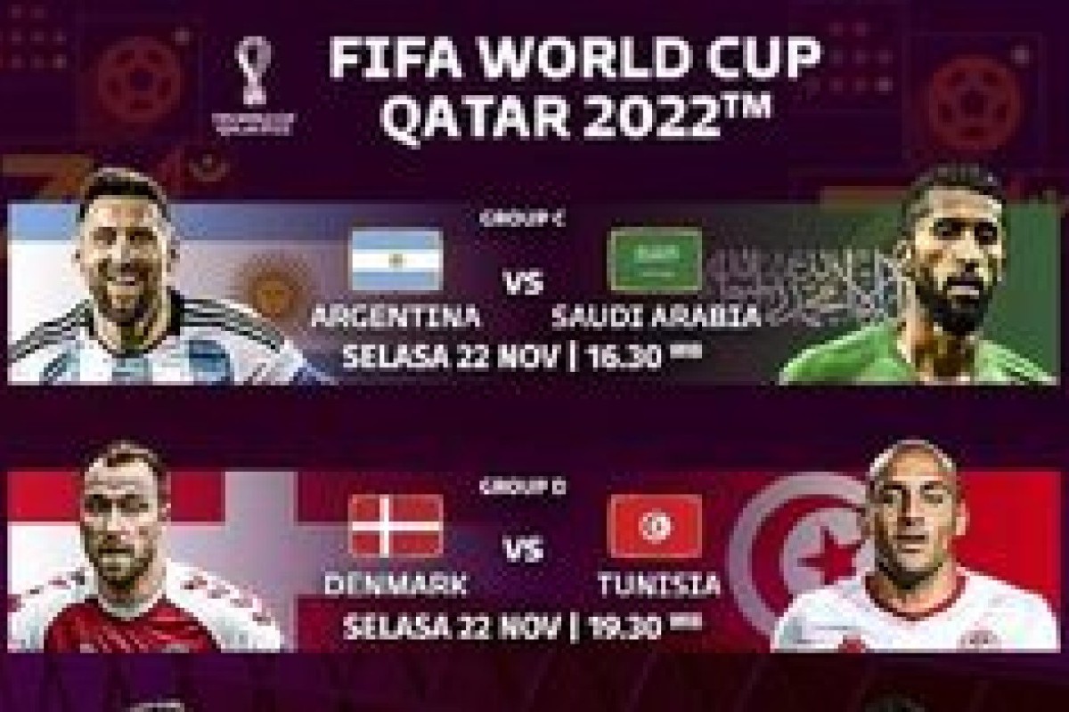 Cara Nonton Piala Dunia Malam ini di SCTV, Ada Argentina vs Arab Saudi, Denmark vs Tunisia hingga Meksiko vs Polandia