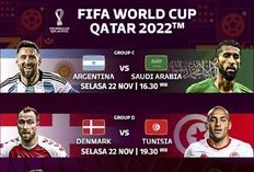 Cara Nonton Piala Dunia Malam ini di SCTV, Ada Argentina vs Arab Saudi, Denmark vs Tunisia hingga Meksiko vs Polandia