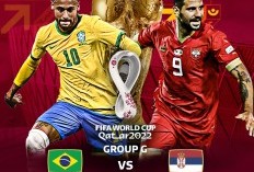 KODE Biss Key Brasil vs Serbia, GRATIS Link Nonton Piala Dunia Dini Hari Jumat 25 November 2022 di SCTV, Jangan Sampai Ketinggalan