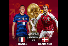 Link Streaming Prancis vs Denmark dan Kode Biss Key Piala Dunia 2022 Malam ini, Sabtu 26 November 2022 di SCTV
